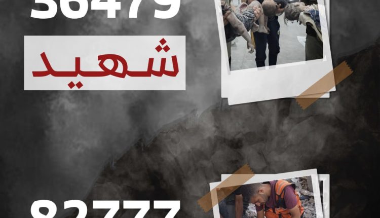 🟥 حصيلة 240 يوماً من العدوان الإسرائيلي الأمريكي على قطاع #غزة